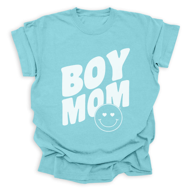 BoyMom Heart Eyes Heavyweight Tee