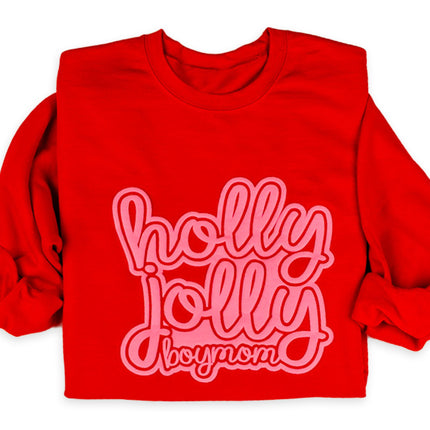 BoyMom Holly Jolly Sweatshirt