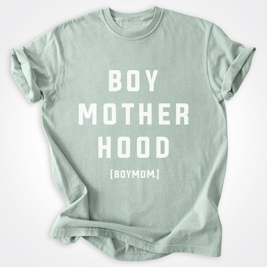 BoyMom Boy Mother Hood Heavyweight Tee