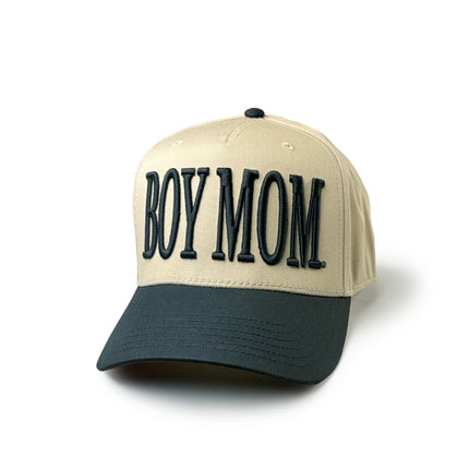 BoyMom® 3D Puff Embroidered Baseball Hat