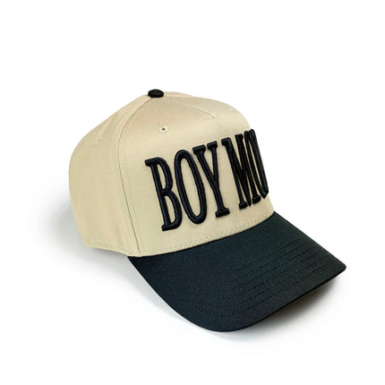 BoyMom® 3D Puff Embroidered Baseball Hat