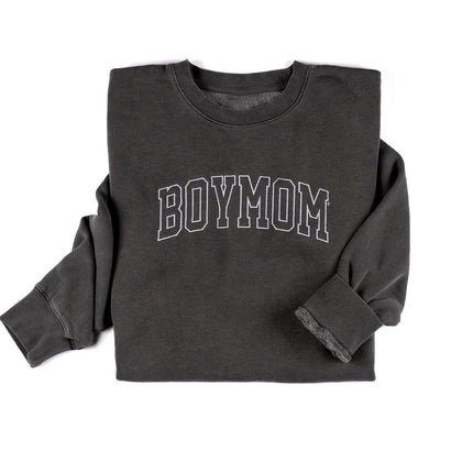 BoyMom Varsity Logo Crew Sweatshirt