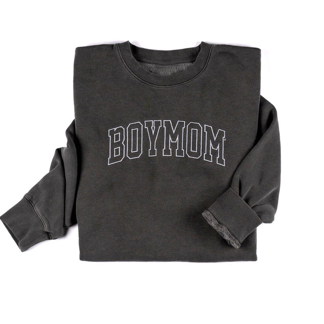 BoyMom Varsity Logo Crew Sweatshirt