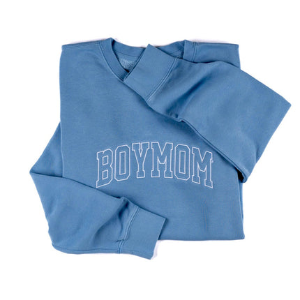 BoyMom Varsity Logo Crew Sweatshirt