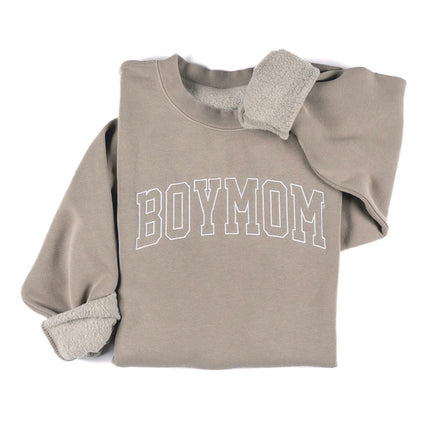 BoyMom Varsity Logo Crew Sweatshirt