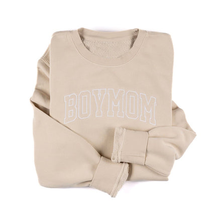 BoyMom Varsity Logo Crew Sweatshirt
