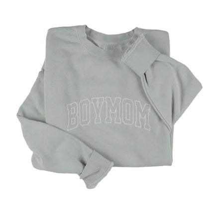 BoyMom Varsity Logo Crew Sweatshirt