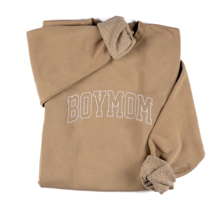 BoyMom Varsity Logo Crew Sweatshirt