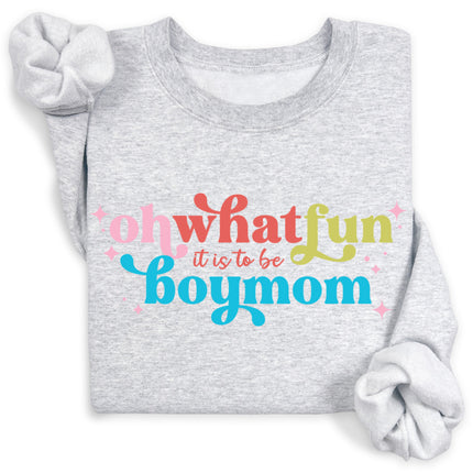 BoyMom Oh What Fun It Is To Be Sweatshirt