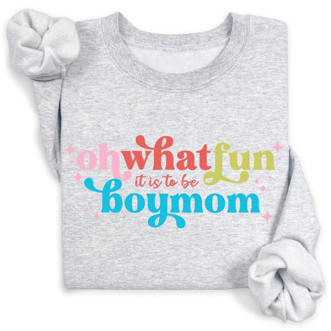 BoyMom Oh What Fun It Is To Be Sweatshirt