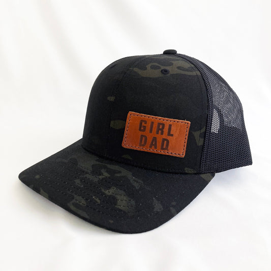 GirlDad Leather Patch Hat