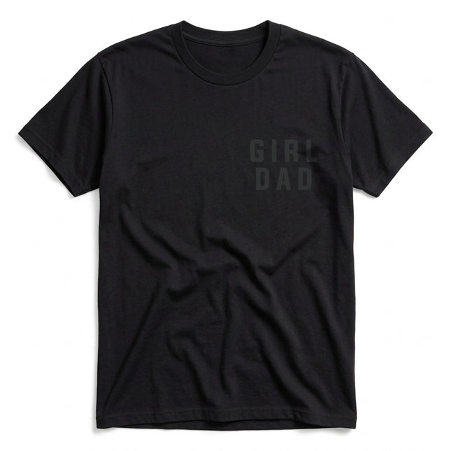 Girl Dad Modern Stacked Logo Tee