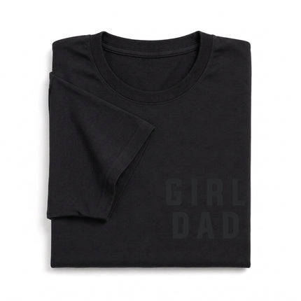 Girl Dad Modern Stacked Logo Tee