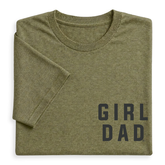 Girl Dad Modern Stacked Logo Tee