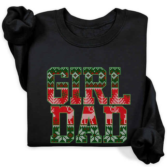 GirlDad Ugly Christmas Sweatshirt