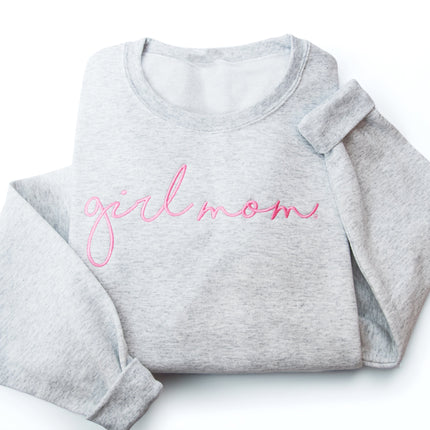 GirlMom Embroidered Sweatshirt