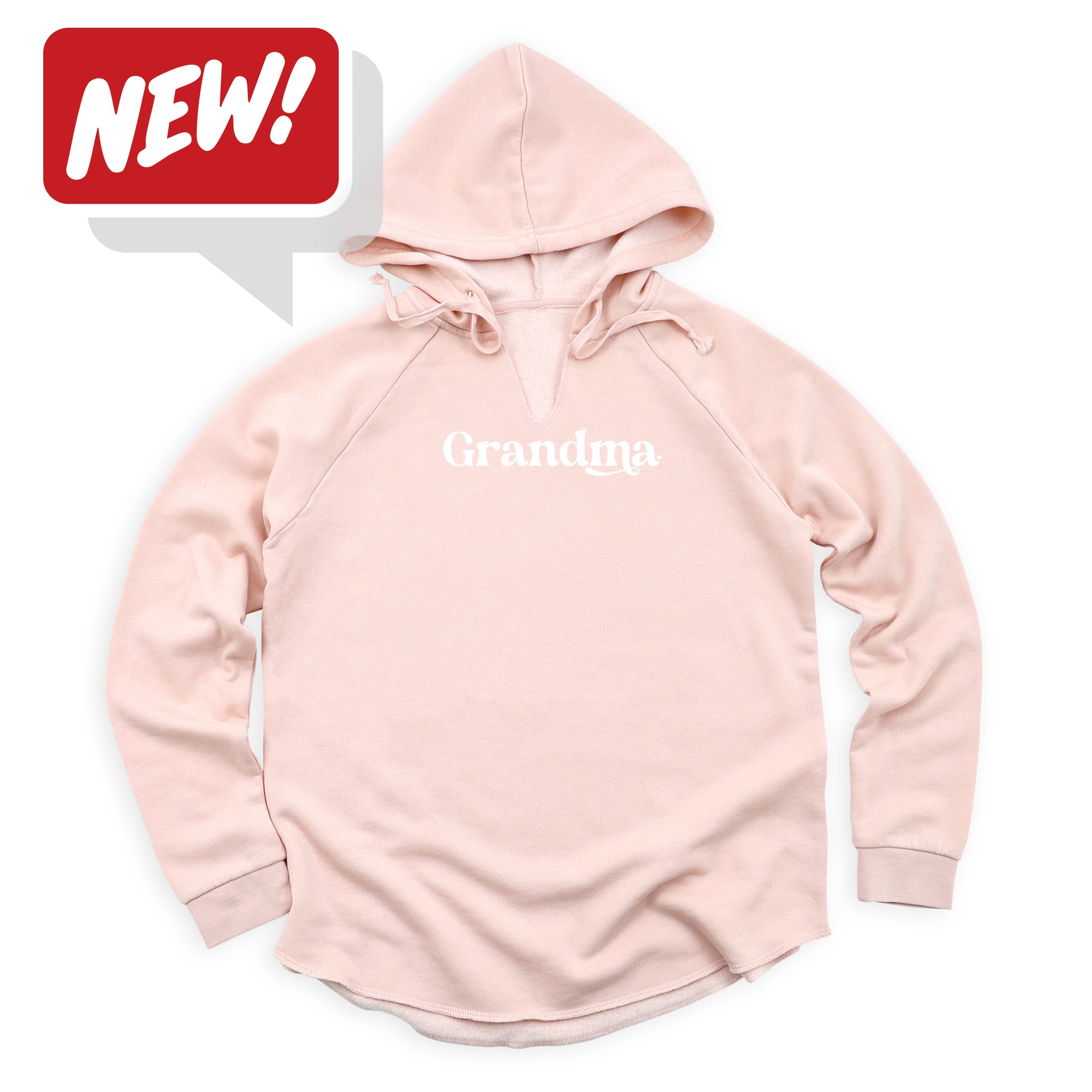Grandma♡ Lightweight Hooded Sweatshirt