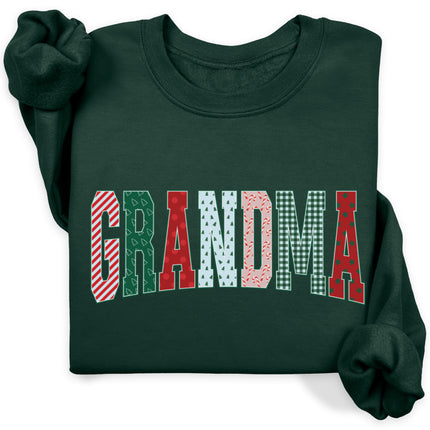 Grandma Gift Wrapped Sweatshirt