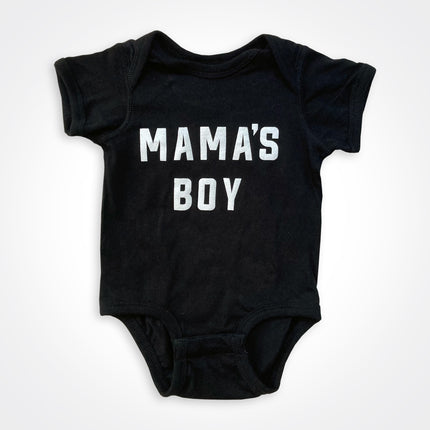 Mama's Boy Black Bodysuit