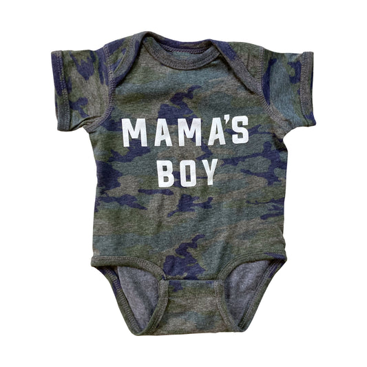 Mama's Boy Vintage Camo Bodysuit