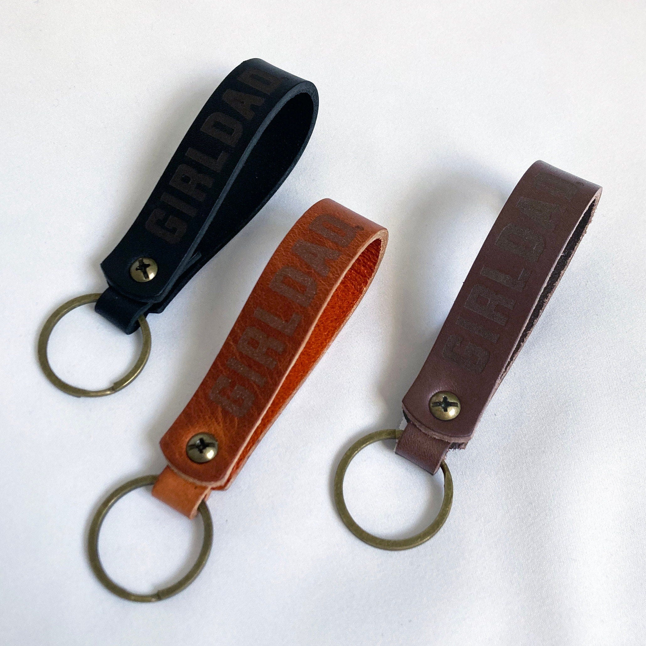 Girldad® Leather Keychain