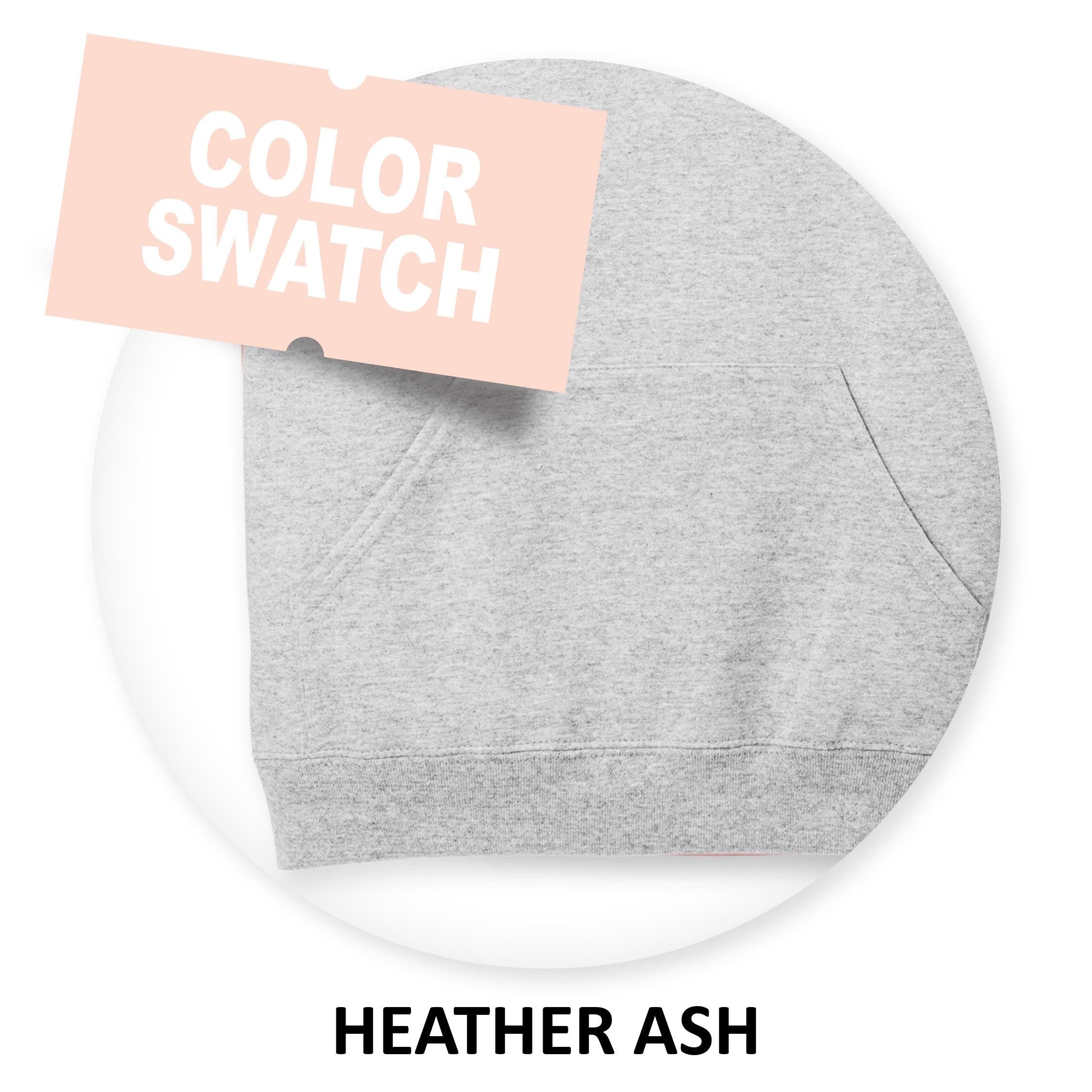 Boymom Skeleton Heart Hoodie Heather Ash