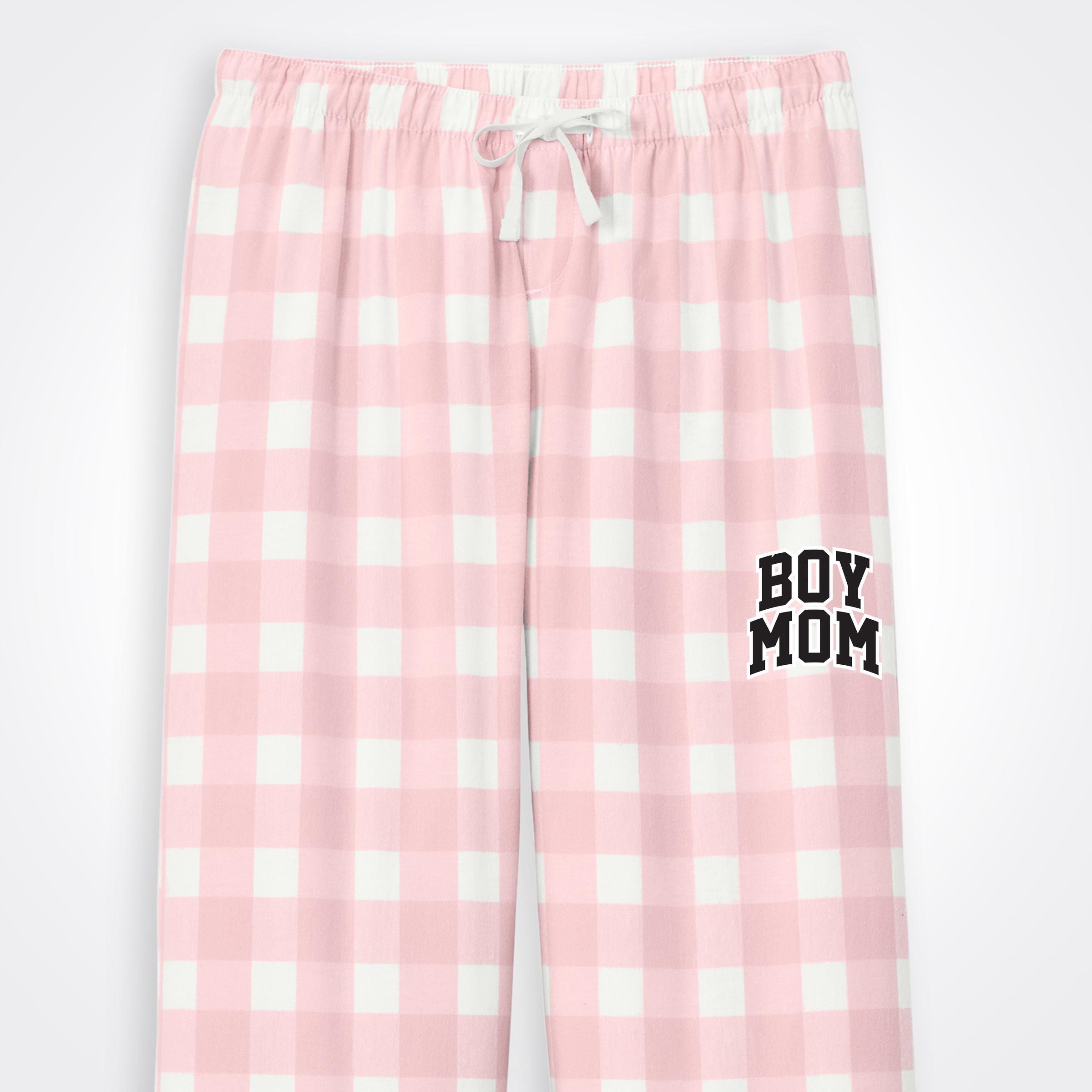 BoyMom Varsity Logo Flannel Pajama Pant