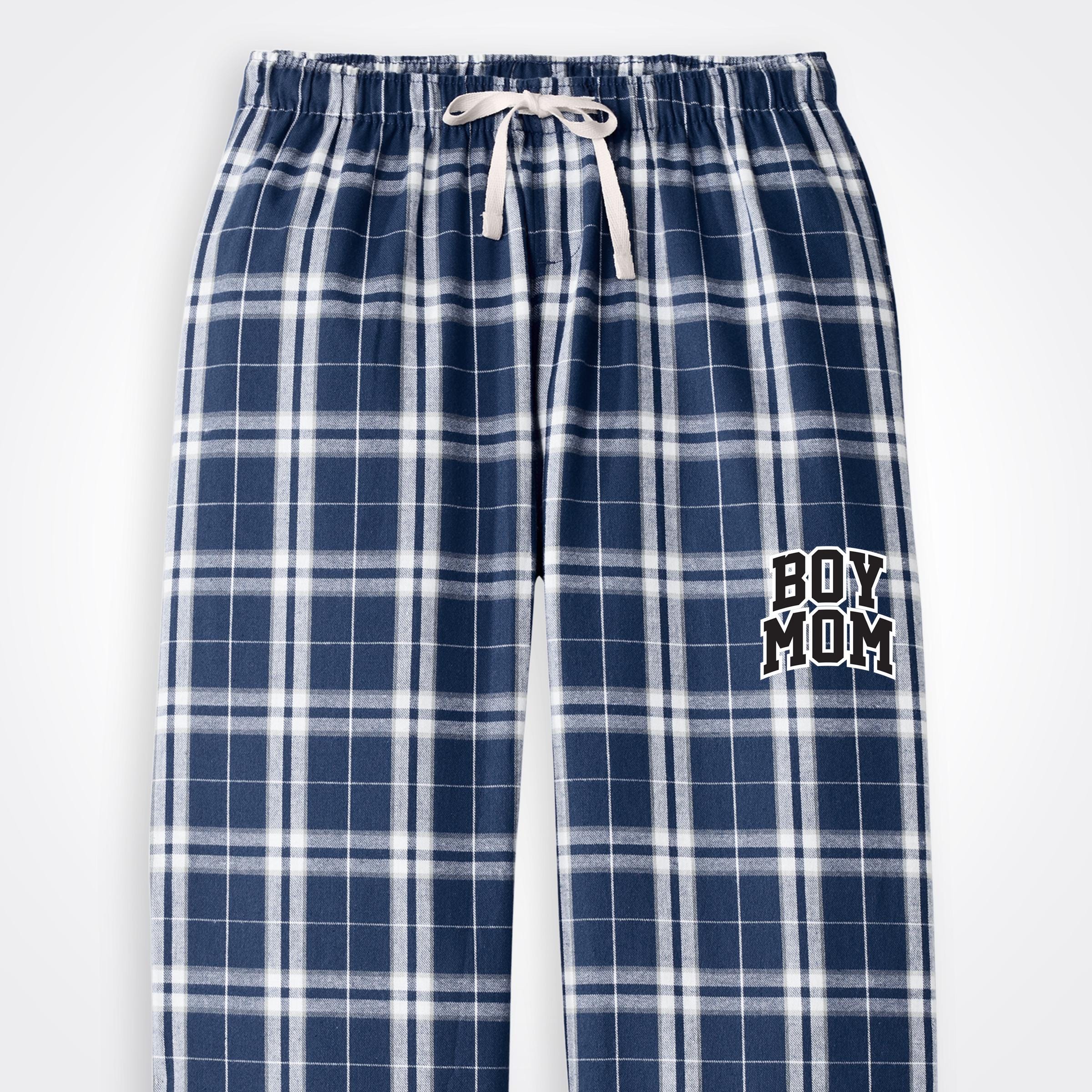 BoyMom Varsity Logo Flannel Pajama Pant