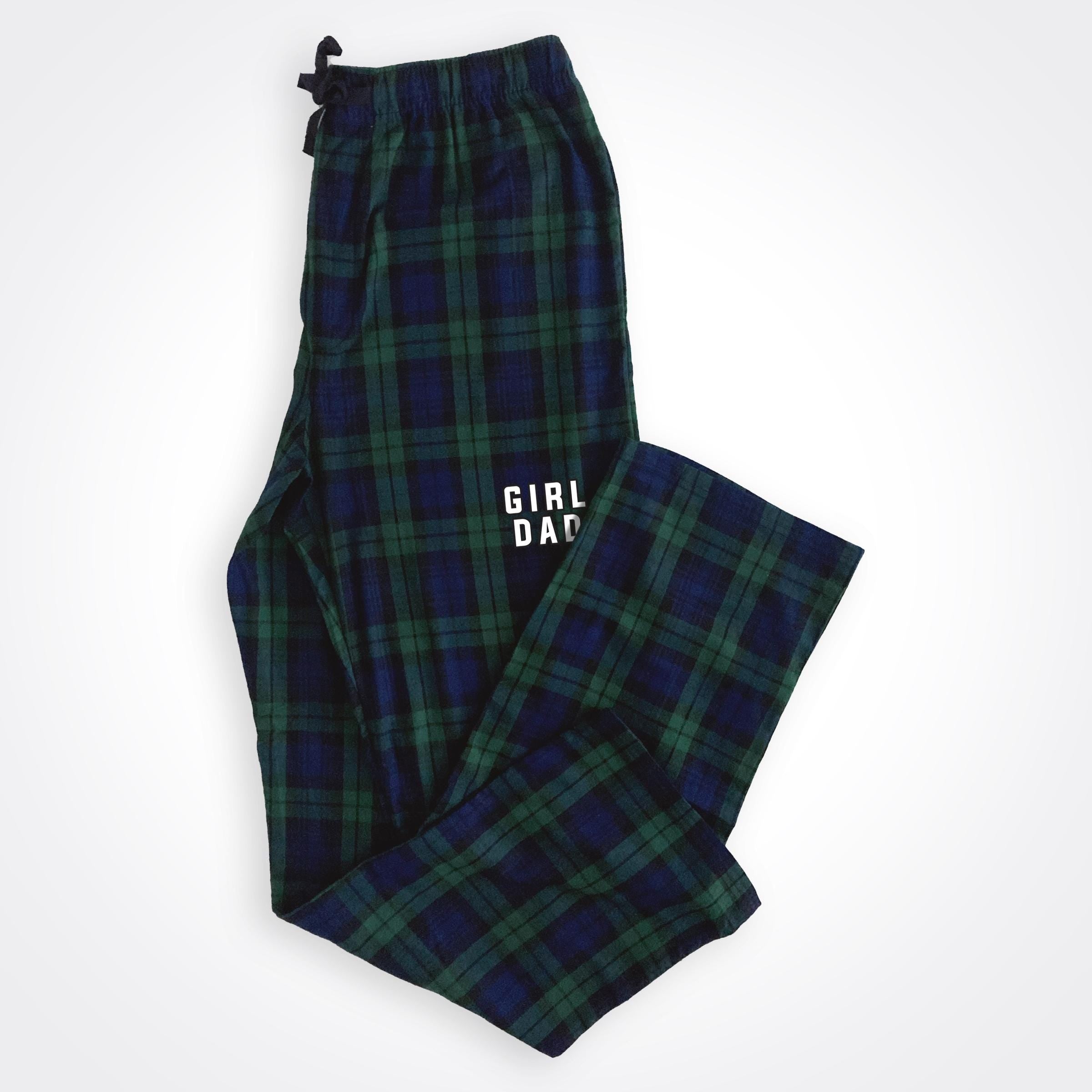 GirlDad Modern Logo Stacked Flannel Pajama Pant