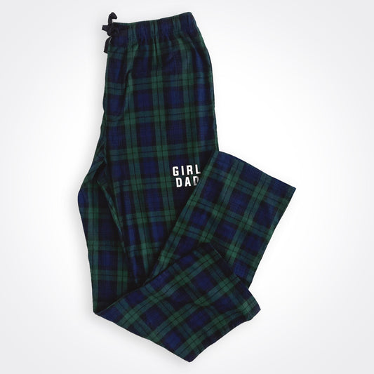 GirlDad Modern Logo Stacked Flannel Pajama Pant