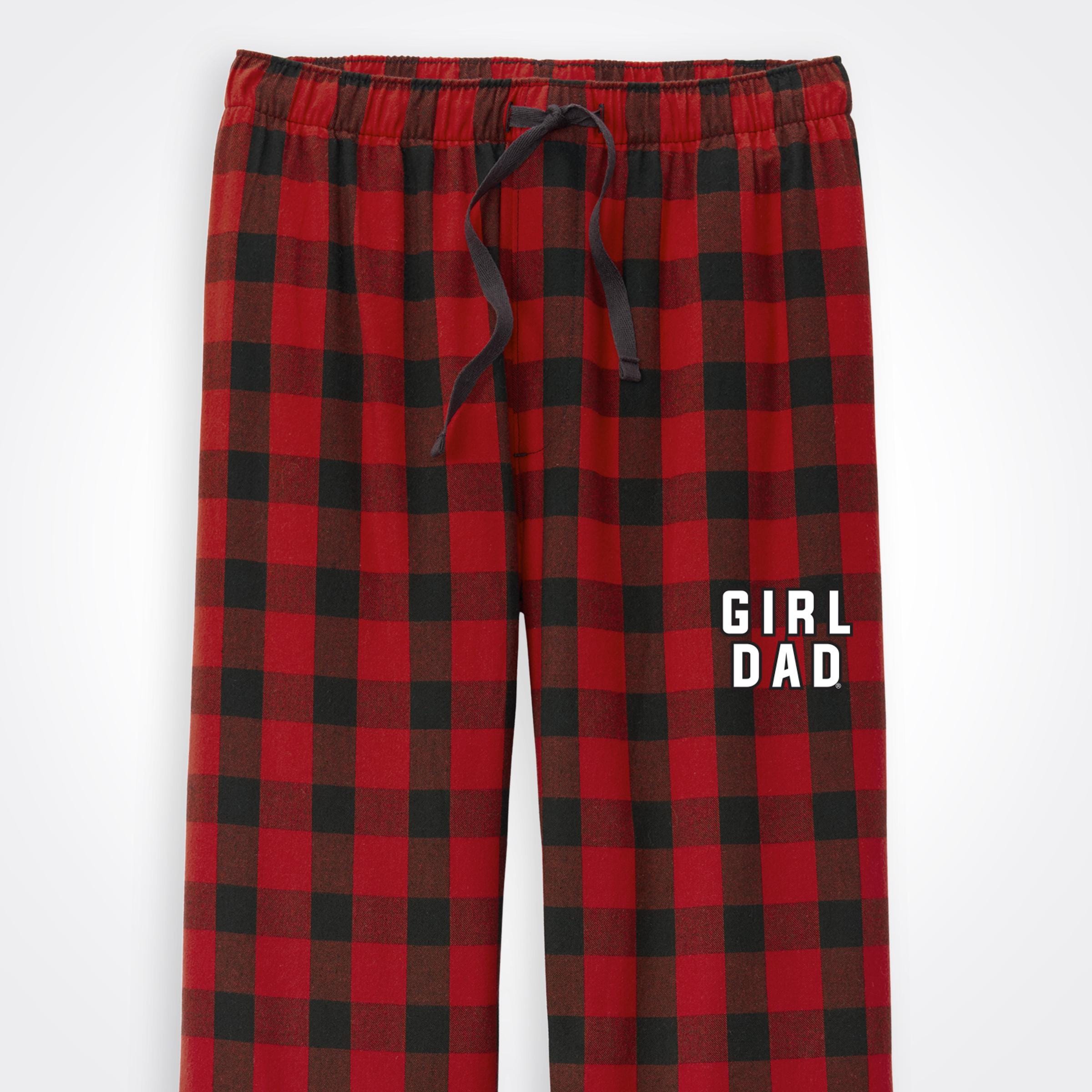 GirlDad Modern Logo Stacked Flannel Pajama Pant