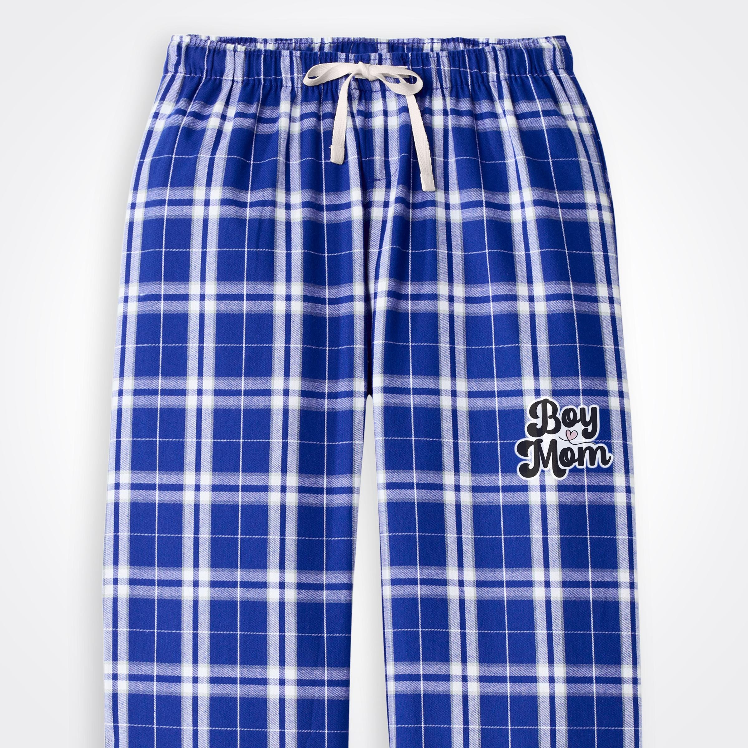 BoyMom Script Logo Flannel Pajama Pant
