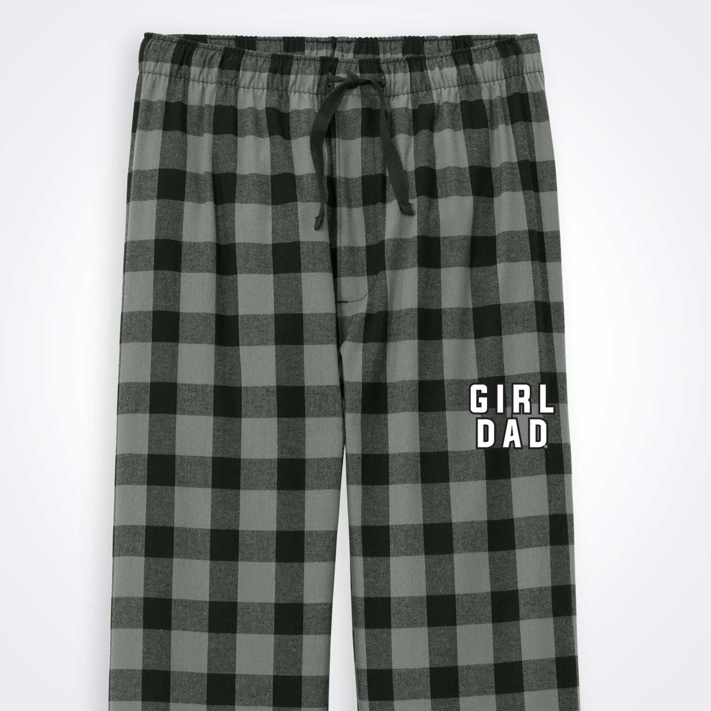 GirlDad Modern Logo Stacked Flannel Pajama Pant