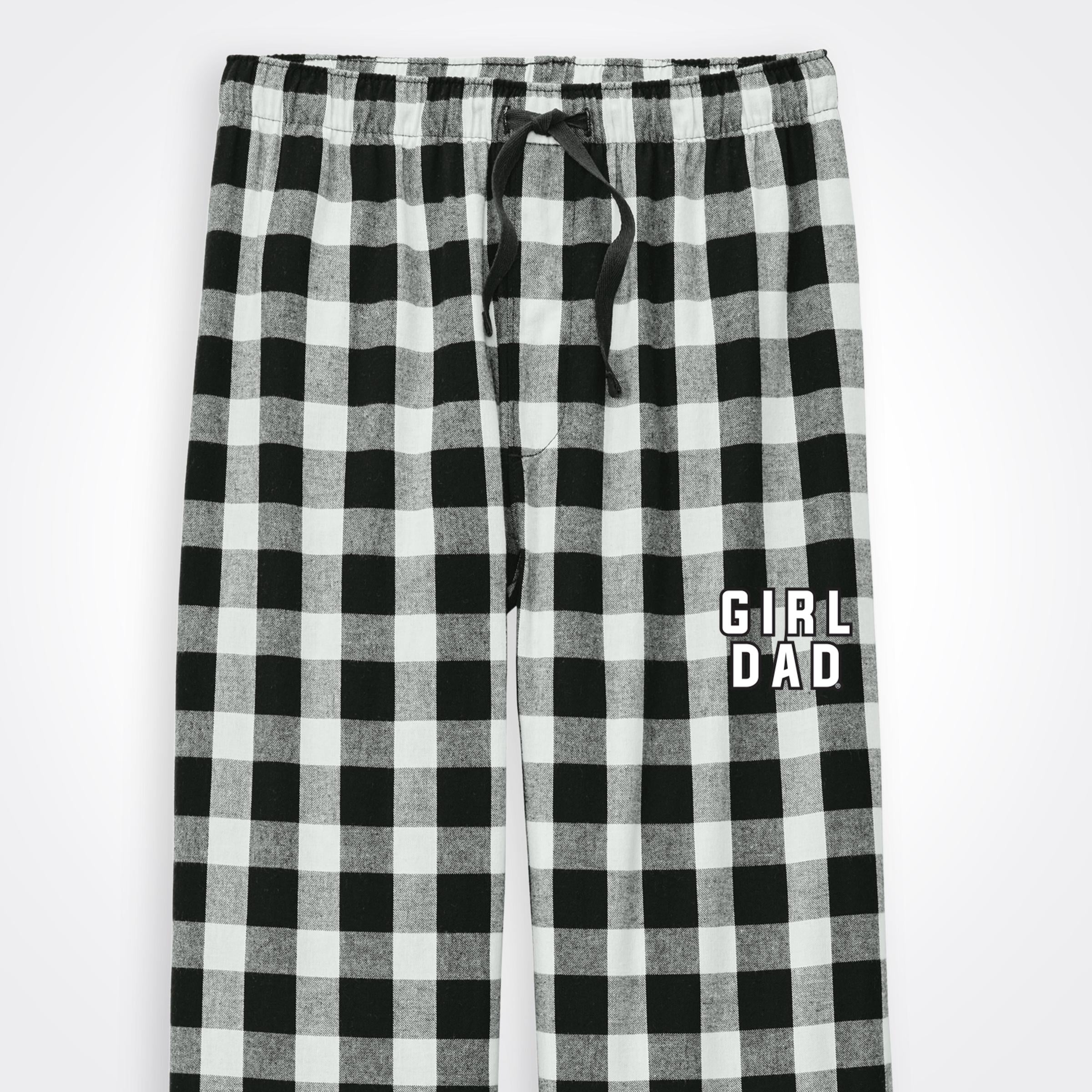 GirlDad Modern Logo Stacked Flannel Pajama Pant