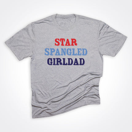 Star Spangled Girldad® Heather Grey Tee