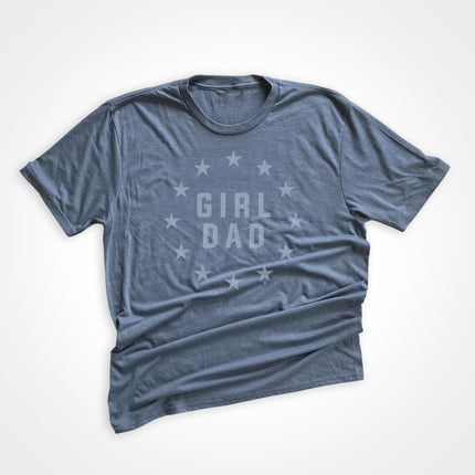 Girldad® Stars on Flint Blue Tee
