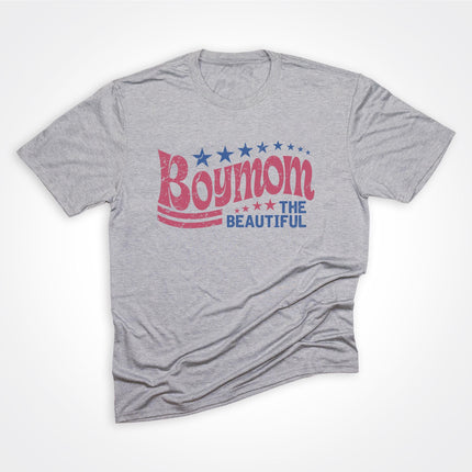 Boymom® the Beautiful Heather Grey Tee