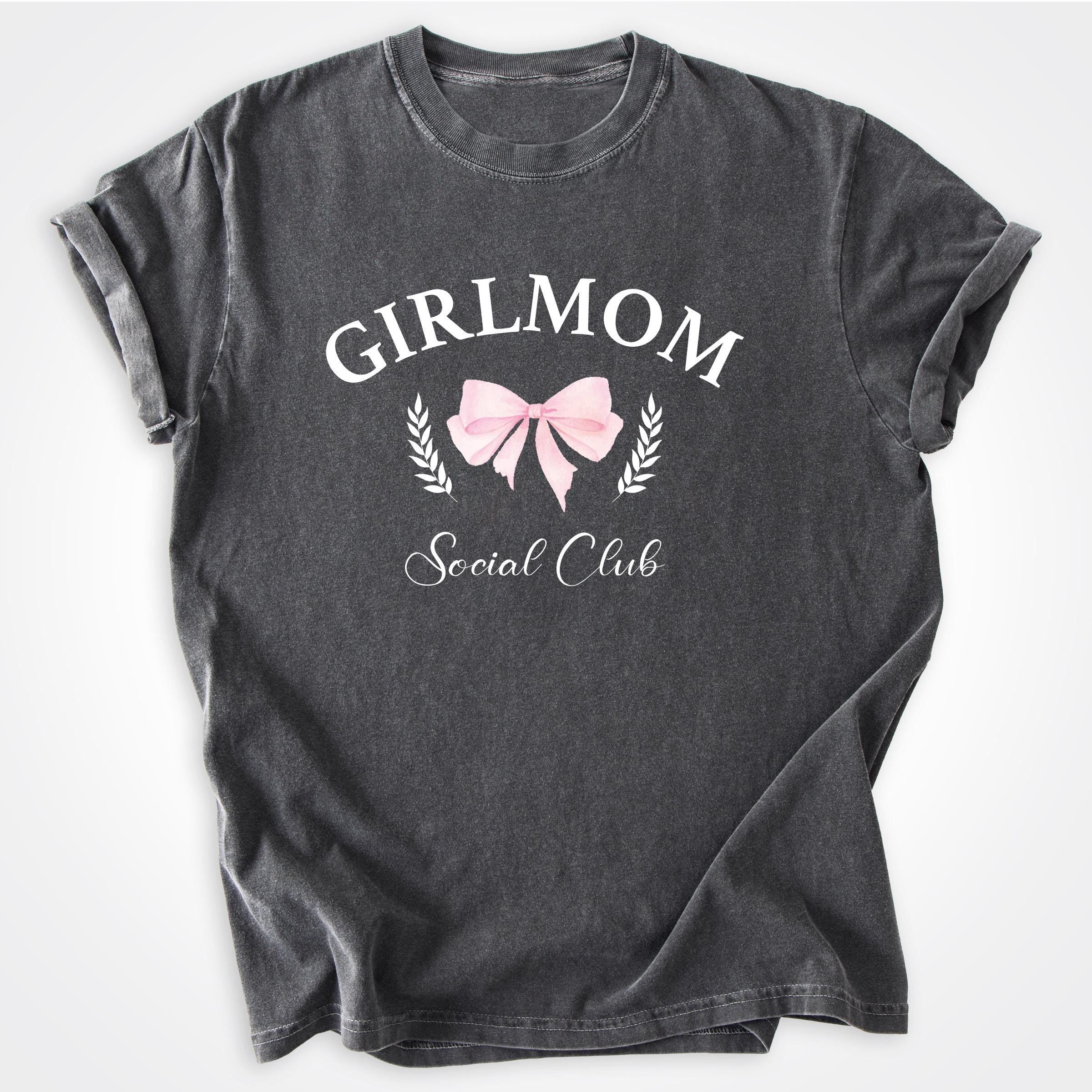 GirlMom® Social Club on Pepper Heavyweight Tee