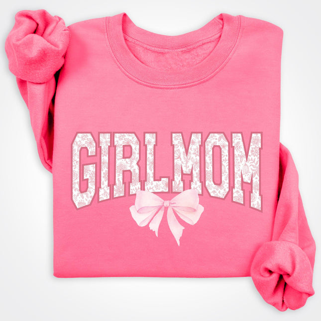 GirlMom Coquette Bow Sweatshirt