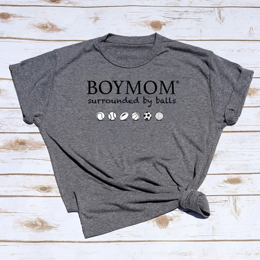 Surrounded by Balls - Grey Tee