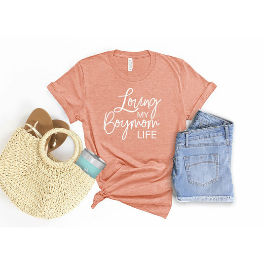 Loving My Boymom Life - Sunset Tee