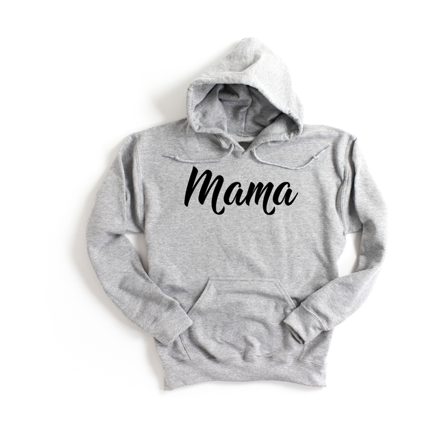 Mama Script Grey Hoodie