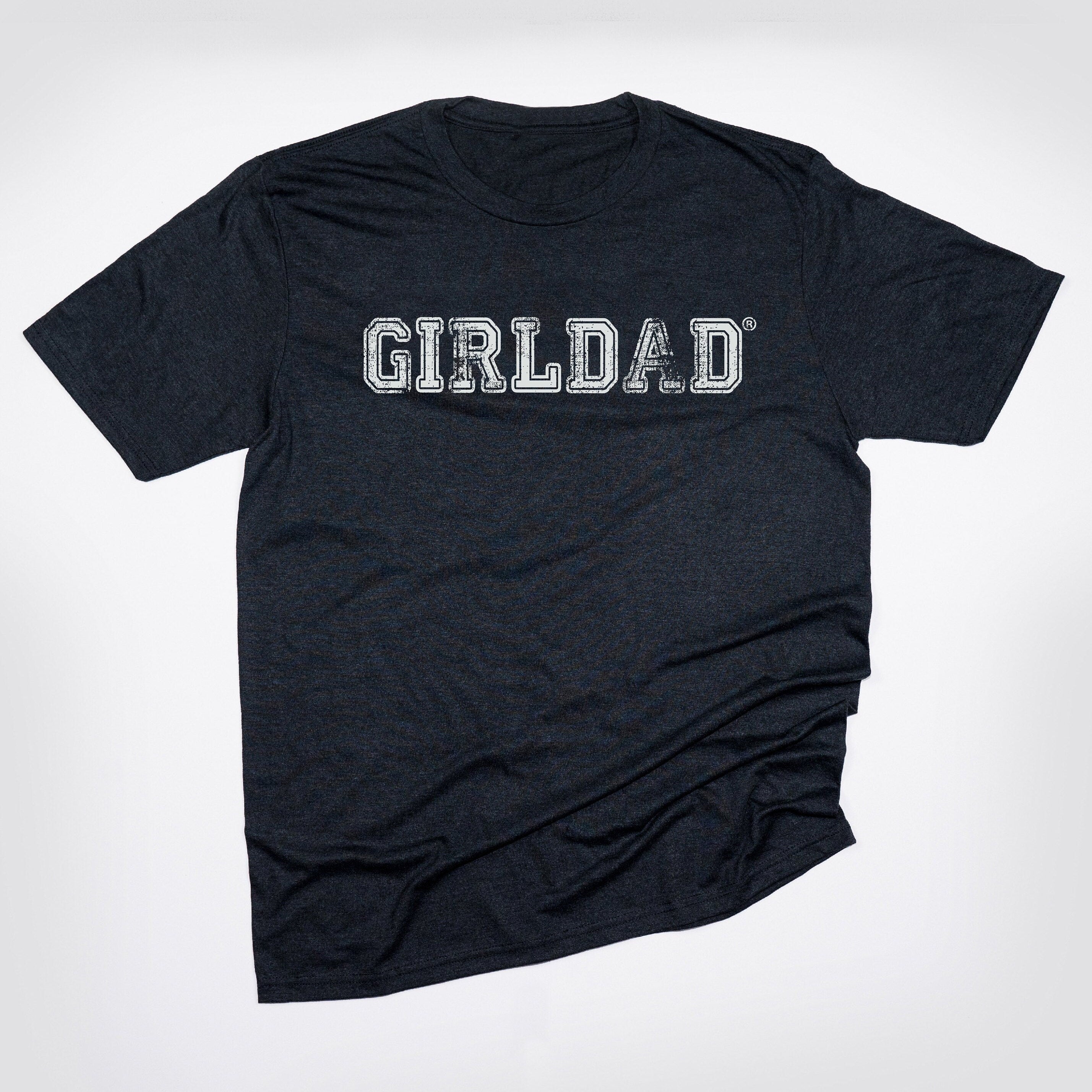 GirlDad Distressed Logo Tee