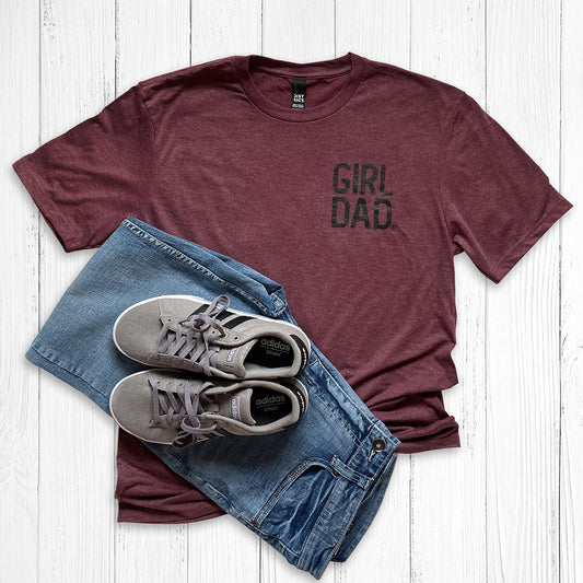 GirlDad Modern Stacked Logo Tee