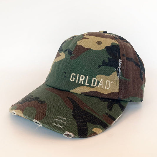 GirlDad Distressed Hat