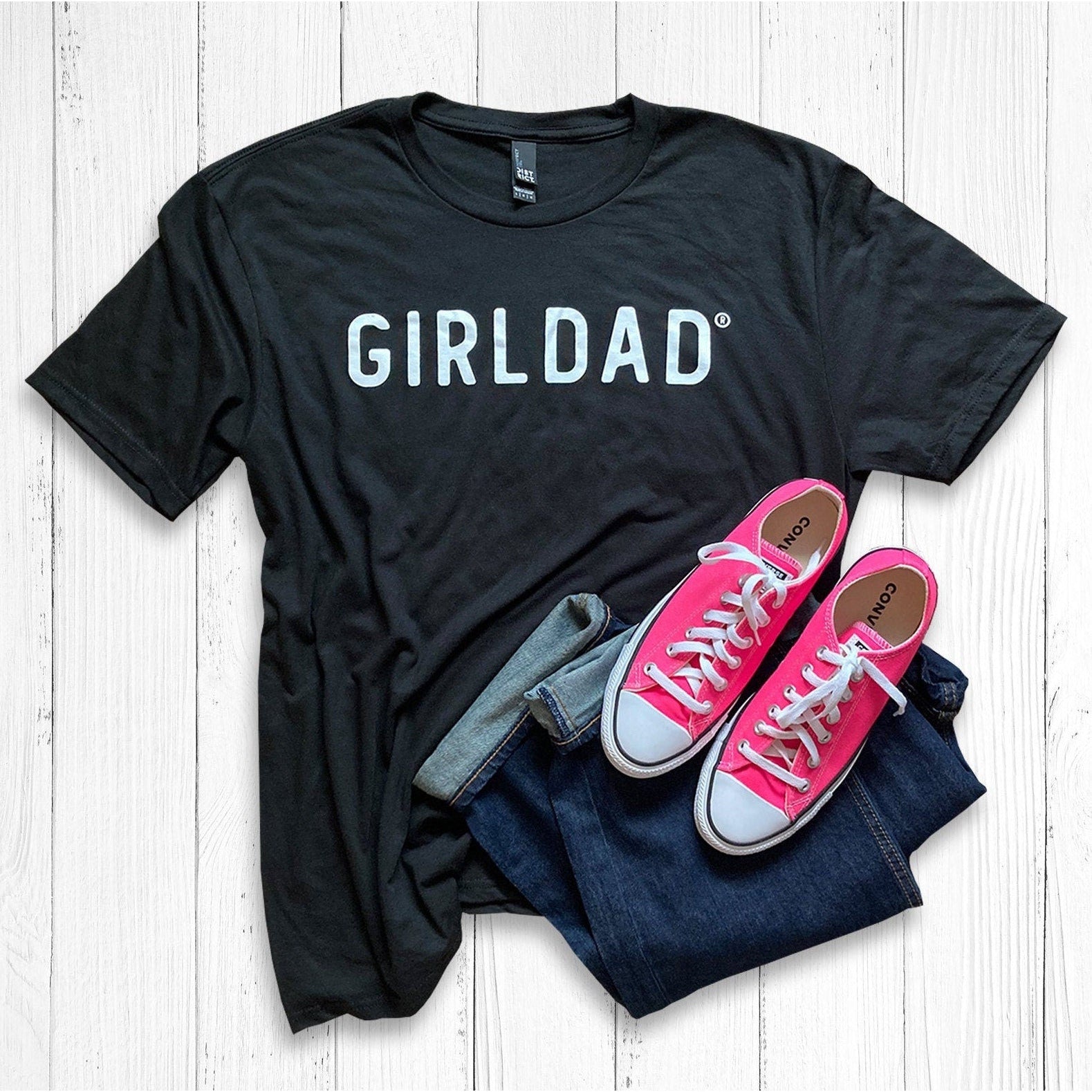 GirlDad Modern Logo Tee