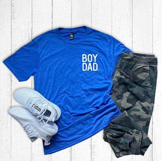 BoyDad Modern Stacked Logo Tee