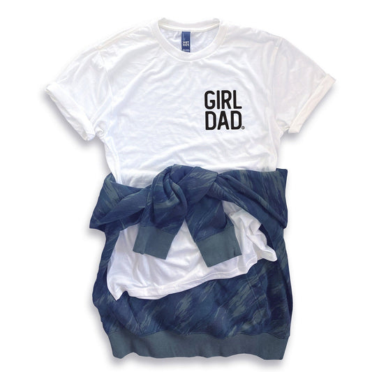 GirlDad Modern Stacked Logo Tee