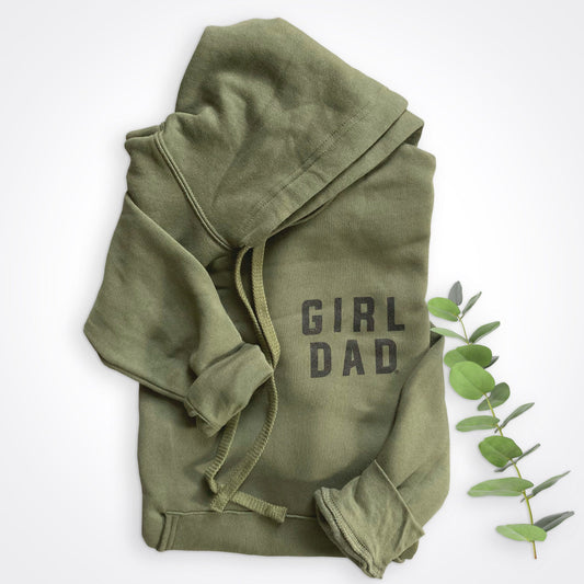 GirlDad Modern Stacked Logo Hoodie