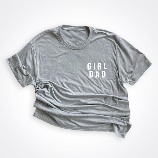 GirlDad Modern Stacked Logo Tee
